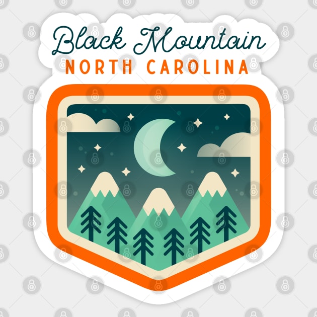 Black Mountain North Carolina NC Tourist Souvenir Sticker by carolinafound